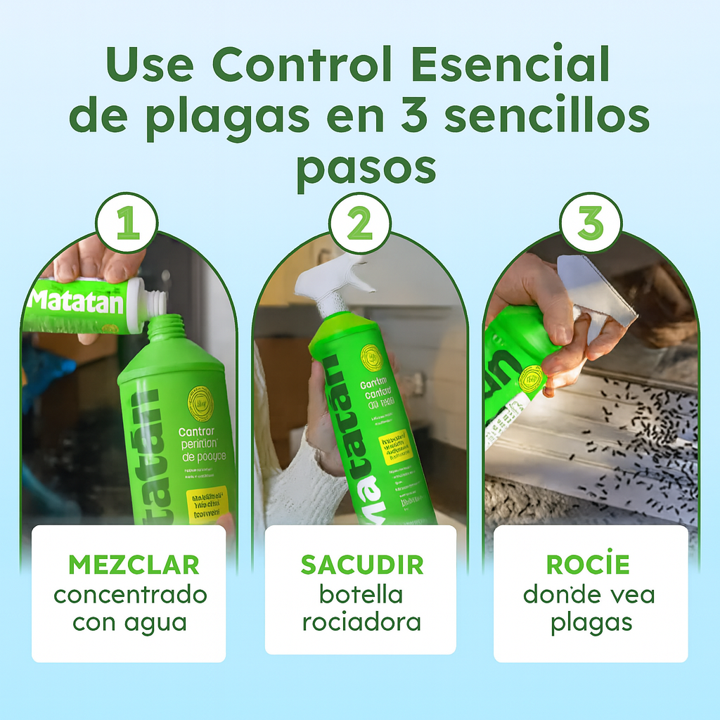 Elimina chinches de cama y 38 plagas mas de forma efectiva SIN usar productos químicos agresivos